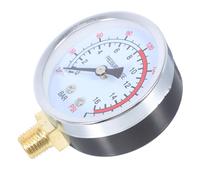 iplusmile Manometro Verticale Radiale 0-16 Bar 240 Psi, Accessorio per Compressore d'Aria, Attacco Filettato G1/4, Display Chiaro della Pressione, per Installazioni in Spazi Ristretti