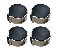 iplusmile Manopola Di Accensione e Spegnimento in Lega Di Zinco Per Stufa a Gas, Set Da 4 Pezzi, Pulsante in Metallo Resistente Per Cucina a Gas, Accessorio Regolabile Per Piano Cottura Domestico