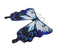 iplusmile Mantello a Farfalla da Donna Grandi Piume Monarca Costume da Halloween Cravatta Regolabile in Poliestere Accessorio per Feste e Cosplay Adulti