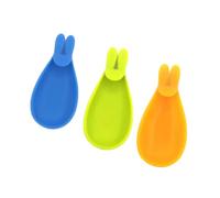 iplusmile Marcatori per Bicchieri Segna Bicchiere Creativo e Decorativo in Silicone 3 Pezzi a Forma di Coniglio Colore Casuale per Feste e Occasioni Speciali