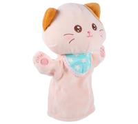 iplusmile Marionetta Gatto in Morbido Peluche per Burattino da Mano Interattivo per Racconti e Sviluppo Abilità Motorie Giocattolo Educativo con Bocca Mobile