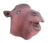 iplusmile Maschera da Cammello in Materiale a Rete Marrone per Halloween Comoda e Super Sicura, per Cosplay e Feste in Maschera Divertenti e Creative