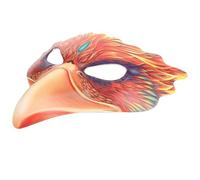 iplusmile Maschera di Animali Mezza Faccia in Pelle Pu e Eva per Feste di Halloween e Cosplay, Accessorio Maschera da Festa Realistica per Donna e Uomo, per Travestimenti e Compleanni