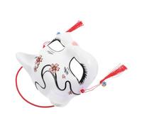 iplusmile Maschera Gatto Mezza Faccia Leggera e Decorativa per Adulti Maschera Costume Kawaii Giapponese per Halloween Carnevale e Feste Tema