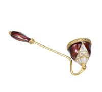 iplusmile Metallo Smaltato per Candele da tè Strumento per Spegnere Candele Precisione Senza Fumo e Odori Adatto per Cene Matrimoni e Festival