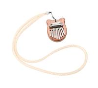 iplusmile Mini Kalimba Portatile Con Ciondolo, Pianoforte a Pollice Per Principianti, Piccolo Strumento Musicale Con Design Ergonomico e Suono Naturale Per Uso Musicale e Hobby