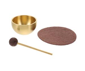 iplusmile Mini Set Ciotola di Canto per Meditazione e Yoga, con Bastone e Cuscino, Toni Puri e Armoniosi, Bilanciamento Chakra del Cuore