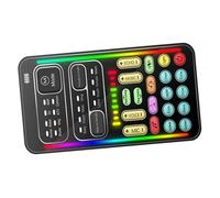 iplusmile Mini Sound Card Voice Changer Device With Multifunctional Sound Effects For Live Streaming Gaming And Chat Portable Easy To Use Compatible With Phone And
