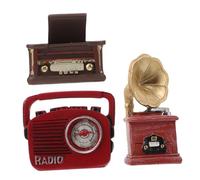 iplusmile Mini Vintage in Decorazione Retrò e Casa delle Modelli Miniatura e Radio per Ufficio e Classi Musica