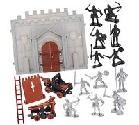 iplusmile Miniature Soldatini Militari da Assemblare con e Veicoli Figurine Dettagliate per Decorazioni Educative Guerra DIY