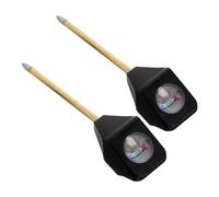 iplusmile Misuratore di umidità Portatile per Piante in Contenitore e Succulente, 2 Pezzi, Materiale Plastica e Metallo, Dimensioni 14,5x3,3x3cm, per Cura Piante All'aperto