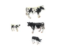 iplusmile Modelli Di Mucche Simulate Giocattoli Mucca Per Ragazzo Ragazza, Set Compatto in Pvc Resistente, Decorazione Realistica Per Gioco Educativo e Arredamento Casa