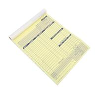 iplusmile Moduli D’Ordine senza Carbonio a 2 Parti Libro Fatture Lavoro 100 Pagine Registro Ricevute per Piccole Imprese Supporto Rigido Formato Archivio Standard per Gestione Ordini e