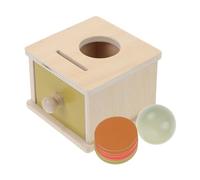 iplusmile Montessori Scatola Sensory con Palline e Monete per età Prescolare Educativo per Sviluppo Cognitivo e Coordinazione Materiale Resistente e Interattivo