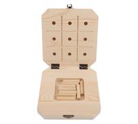 iplusmile Montessori Tavola Sensoriale in Legno per Gioco Educativo per Sviluppo Motricità Fine Coordinazione e Stabilità Giocattolo Didattico per Asilo e Compleanno