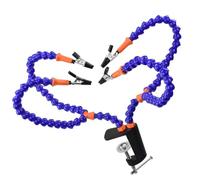 iplusmile Morsa da Banco a Morsetto in Lega di Alluminio Pressofusa 4 Artigli Multifunzionale Compatta e Portatile per Saldatura Pcb Modellismo Hobbistica e Lavori di Precisione