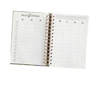 iplusmile Notepad Gestione Salute Fitness Compatto Portatile per Pianificazione Quotidiana e Programma Allenamento Agenda Planner Senza Data per Diario Dieta e Monitoraggio Progressi