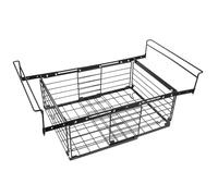 iplusmile Organizer Cestino Congelatore Sospeso in Metallo Regolabile Cestelli Impilabili per Armadi Frigorifero e Freezer Supporto Resistente per Alimenti Freschi con Circolazione Aria