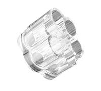 iplusmile Organizer Cosmetici Trasparente in Acrilico Scatola Cilindrica Versatile per e Cancelleria Desktop Resistente ed Ecologico per Rossetto Matite e Pennelli