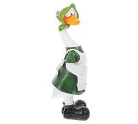 iplusmile Ornamenti d'anatra dei cartoni animati piccola statuina di anatra casa delle anatre mini anatre richiami d'anatra piccola scultura di anatra Ornamenti da giardino Statua in resina