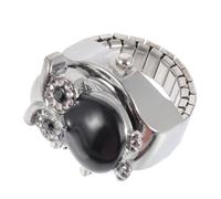 iplusmile Orologio Anello da Donna Retro Vintage Design Creativo Decorativo Piccolo e Pratico per Quotidiano