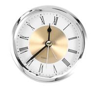 iplusmile Orologio Quarzo con Inserto Centrale in Cristallo Rotondo Sveglia Vintage Preciso E Stabile Potenziale per L'arredamento della Casa