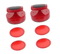 iplusmile Paddle e Disco da Air Hockey in Plastica per Tavoli Gioco Hockey Accessori Resistenti e Scorrevoli per Sostituzione Ricambi Tavolo Airhockey