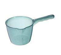 iplusmile Paletta Acqua Trasparente con Manico Lungo Mestolo da Cucina e Bagno Multifunzione per Irrigazione Piante e Uso Domestico Design Semplice e Portatile Colore Blu