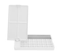 iplusmile Palette per Acquerelli da Viaggio con Coperchio Scatola Portatile Rotante 360° 28 Pozzetti con Funzione di umidità per Pittura Umida Compatta e Leggera per Artisti in Movimento