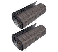 iplusmile Pannelli Murali 3D Autoadesivi Marrone Scuro 40X300 CM Carta da Parati Resistente All’Acqua per Bagno Pannelli Decorativi a Doghe Spessi per Pareti e Divisori Ufficio