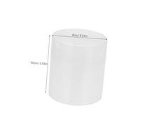 iplusmile Paralume Portacandele Trasparente Vetro Cilindrico Copertura per Tealight Paralume Moderno Antiventilazione Ricambio Lanterna per Decorazioni Casa