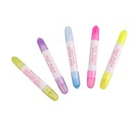 iplusmile Penna Correttiva per Unghie 5 Pezzi Colorata senza Liquido, Solvente per Smalto Compatto per Applicazione Professionale e Domestica, Strumento per Nail Art Colore Casuale