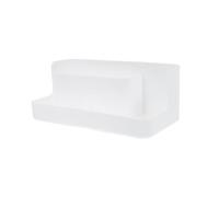 iplusmile per Manicure Multifunzione Bianco Organizer Compatto per Pennelli e Accessori Nail Art Custodia Portatile per Casa e Salone