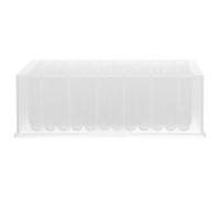 iplusmile Piastra a 96 Pozzetti Profonda Trasparente Fondo Rotondo 22 Ml Set da 5 Pezzi per Automazione di Laboratorio Conservazione e Miscelazione Campioni per Analisi Biochimica