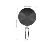 iplusmile Piastra Diffusore Calore Induzione in Alluminio Adattatore per Cucina Gas ed Elettrico Film Nero per Scongelamento Rapido Uniforme del Calore
