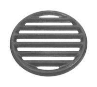 iplusmile Piastra Ghisa Rotonda per Barbecue Graticola Multiuso in Ferro per Braciere Outdoor con Aerazione Ottimale e Distribuzione Calore Uniforme per Campeggio e Carbonella