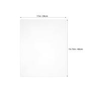 iplusmile Piastra in Gel Trasparente Riutilizzabilper Stampa Artistica Lavoretti Creativi Disegno e Stampa su Various Superfici Come Carta e Stoffa Facile da Pulire per Principianti e Appass