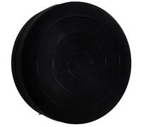 iplusmile Piatto Girevole per Scultura in Plastica Nero da 11 Cm, Design Semplice e Facile da Trasportare, per Laboratori di Ceramica e Modellazione Argilla