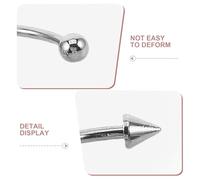 iplusmile Piercing Sopracciglio Barbell Curvo in Acciaio Inossidabile 6 Pezzi Anelli Piccoli per Piercing Viso Uomo e Donna Gioielli Vintage Leggeri Finitura Liscia per Uso Quotidiano