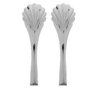 iplusmile Pinze per Alimenti in Acciaio Inossidabile 2Pcs Utensili per Buffet e Ristoranti Pinze per Toast e Barbecue Design Versatili per Cucina e Catering