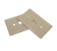 iplusmile Placca di Copertura Decorativa Dorata Strass per Interruttore Singolo, Set 2 Pezzi, Copri Interruttori Luminosi Glitterati per Camera da Letto, Bagno e Cucina, Protezione Murale