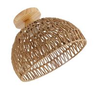 iplusmile Plafoniera Vintage Rattan per da Moderno per Camera da Letto e Illuminazione Elegante e Facile da Installare Design Pratico e Versatile