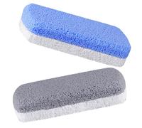 iplusmile Pomice Portatile Doppia Azione in Vetro Schiuma per Piedi 2 Pezzi per Rimuovere Calli e Pelle Dura per Cura del Piede a Casa e Pediluvio