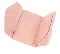 iplusmile Porta Passaporto Sicuro per Trasportare Documenti e Mantenere la Privacy Multifunzionale per Donna da Viaggio in Pelle PU Rosa, Design Portatile e Pratico
