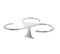 iplusmile Portabicchieri per Barche in Acciaio Inox Design a Tre Anelli, Superficie Liscia e Bordi Arrotondati, Facile da Pulire, per Kayak e attività Marine
