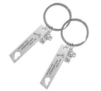 iplusmile Portachiavi Nuova Avventura in Acciaio Inossidabile 2 Pezzi 2026 Ciondolo Casa Regalo per Inaugurazione e Prima Casa per Proprietari Uomo e Donna