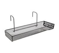 iplusmile Portaoggetti da Appendere Nero Organizer con Ganci per Scrivania Ufficio e Balcone Piante e Fiori Resistente e Facile da Spostare