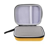 iplusmile Portaplettri per Chitarra in Eva e Nailon, Borsa Portatile Gialla Grande Capacità, Previene la Perdita dei Plettri, come Regalo per Studia Chitarra