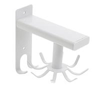 iplusmile Portautensili Rotante Ganci in Alluminio Montaggio Muro Organizer Resistente Utensili per Appendere e Organizzare Utensili da Forno e Posate