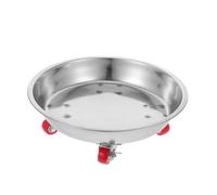 iplusmile Portavaso Rotante in Acciaio Inossidabile con Ruote Base Portautensili per e Esterni Supporto per Vasi di e Piante